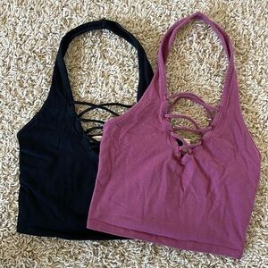 Express Halter Crop Tanks
